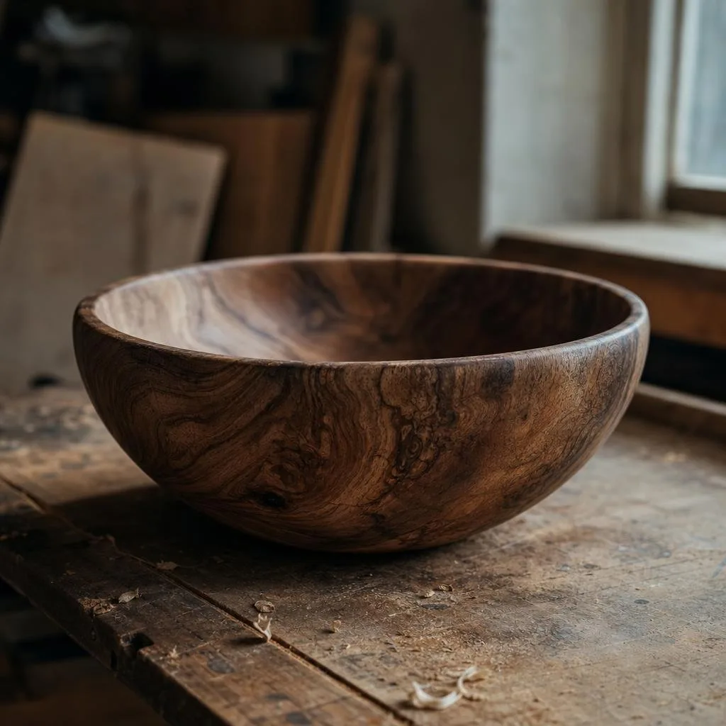 Turned Ash Bowl